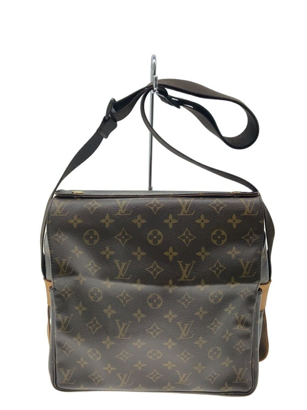 LOUIS VUITTON Naviglio Monogram Canvas Brown All over